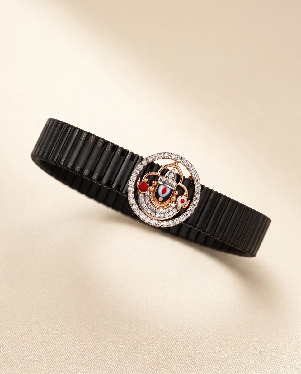 Darshan Jewels Men's Gold Bracelet - 4Bracelet