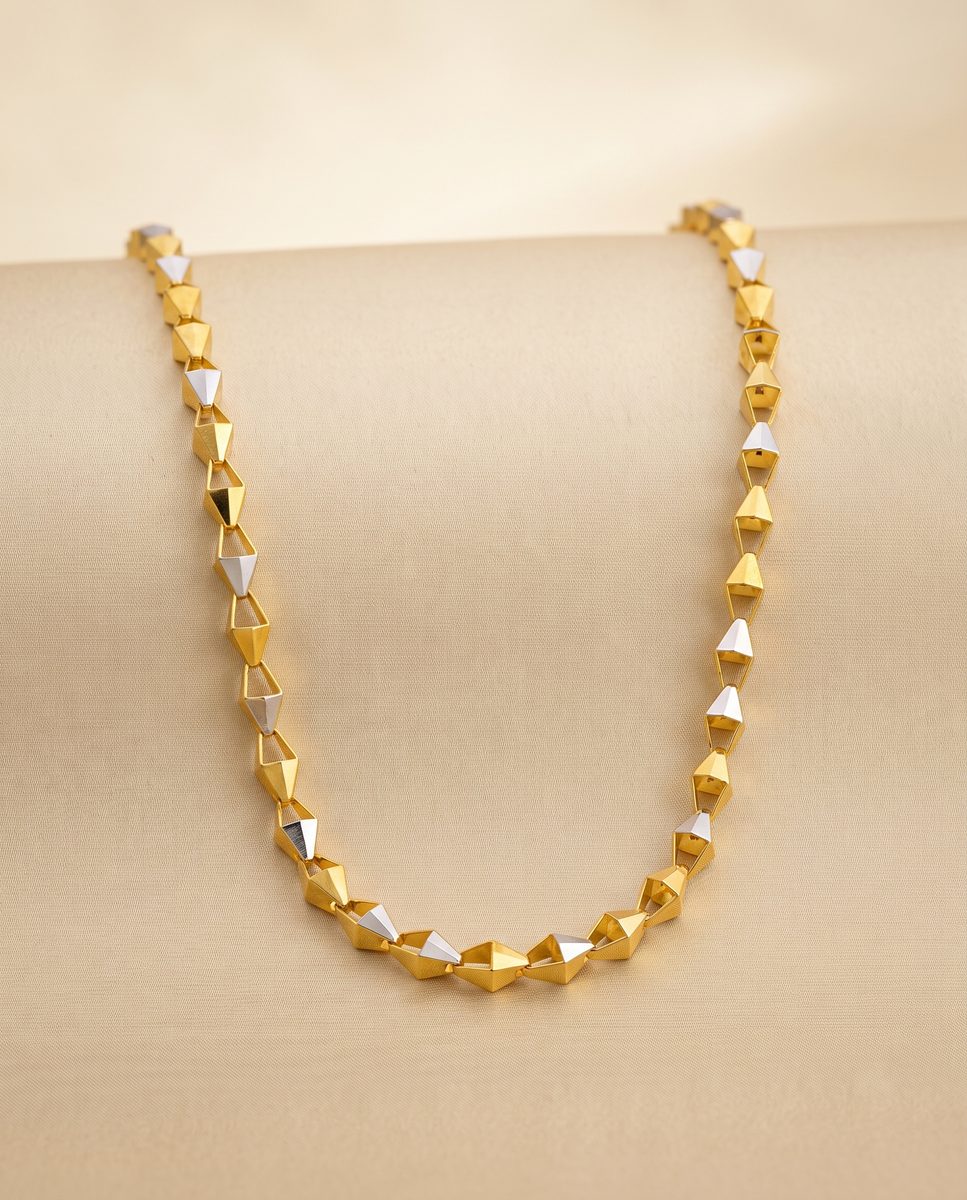 Darshan Jewels Men's Gold Chain - 7 Chain