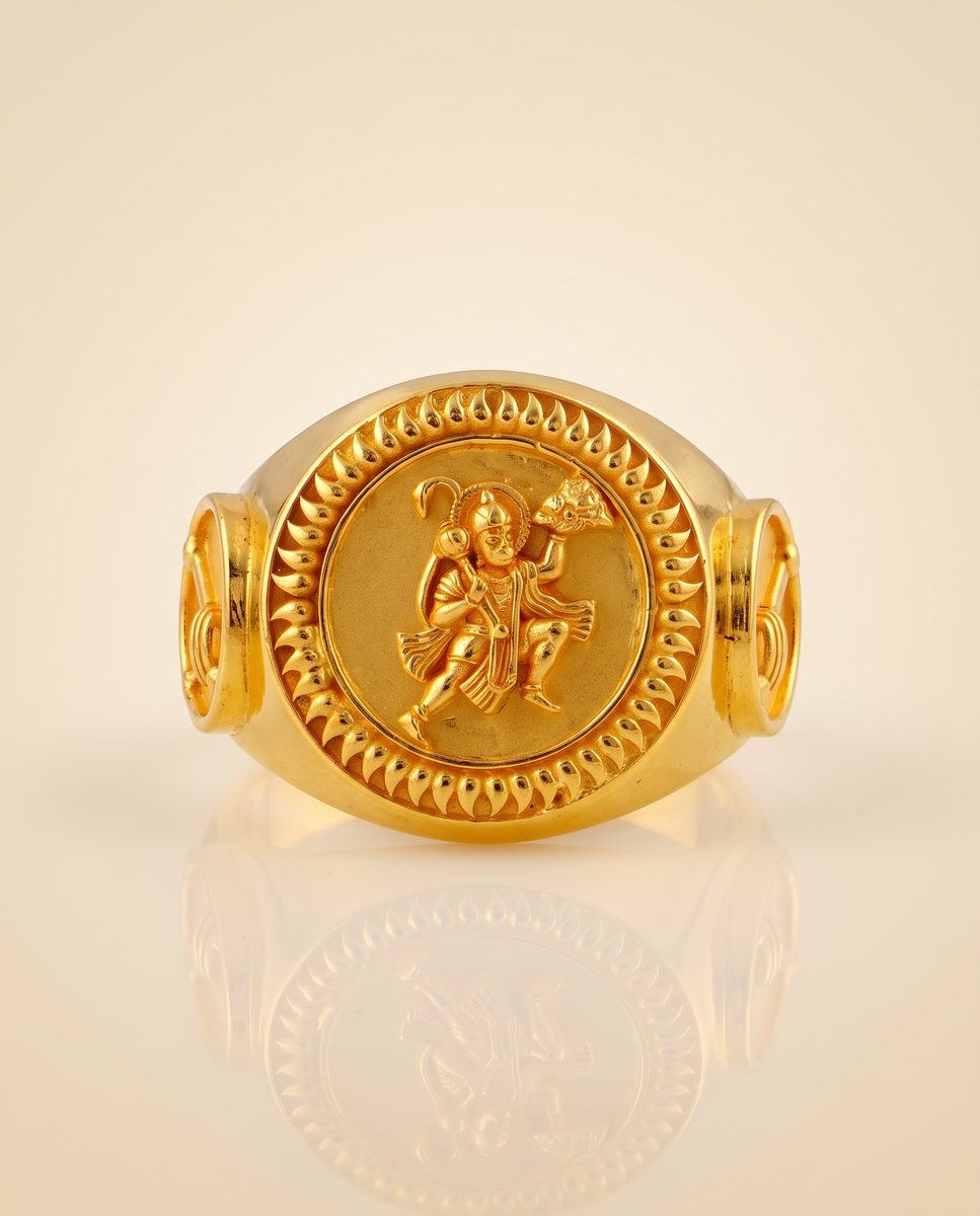 Darshan Jewels Men's Gold Rings - 2 Ring