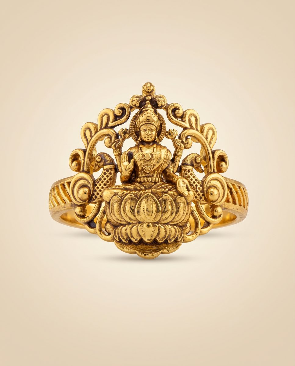 Darshan Jewels Men's Gold Rings - 4 Ring