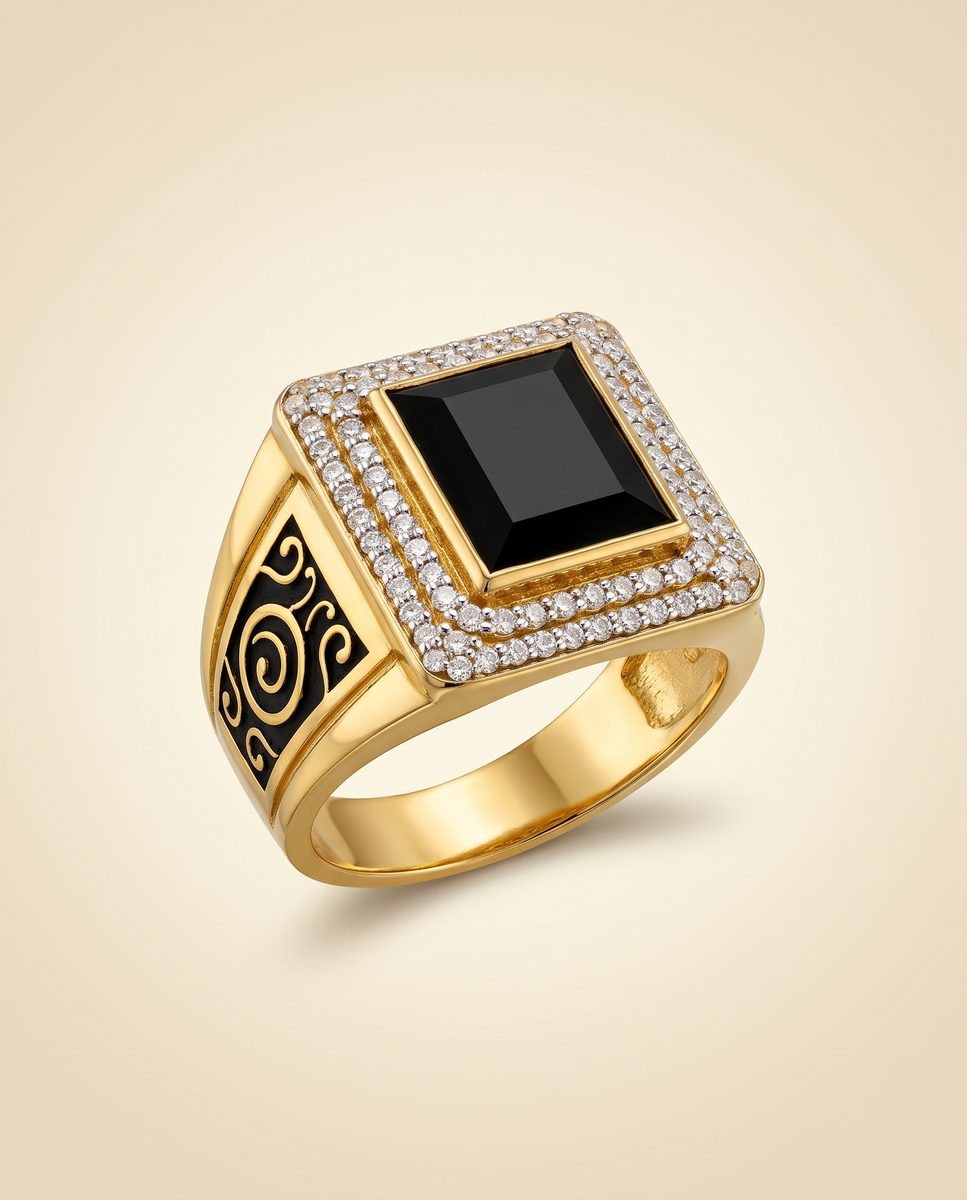 Darshan Jewels Men's Gold Rings - 7 Ring